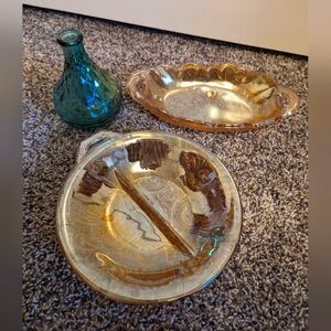 LOT of Carnival Glass / MCM - vintage